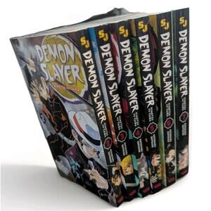 Manga Demon Slayer Collection with Vibrant Covers